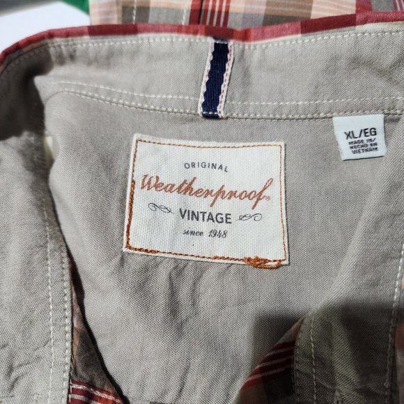 MENS‎ WEATHERPROOF VINTAGE BUTTON DOWN SHIRT - Picture 4 of 4